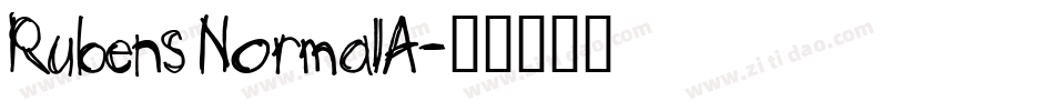Rubens NormalA字体转换